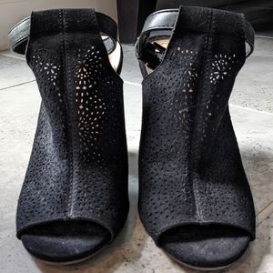 JustFab Azalea Ankle Boot Black and Brown - Women's size 7.5